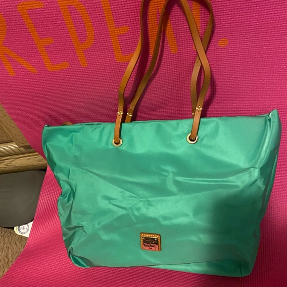 Dooney & Bourke  Aqua large Tote - Picture 10 of 10